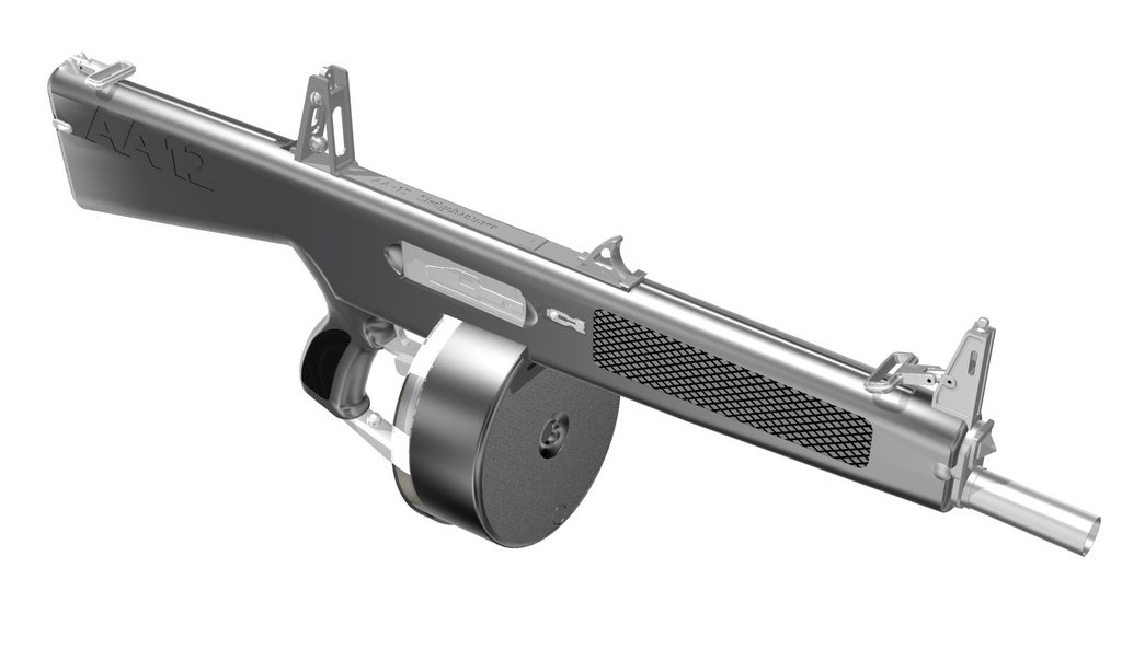 3Dモデル　散弾銃　AA-12 SLEDGE HAMMER