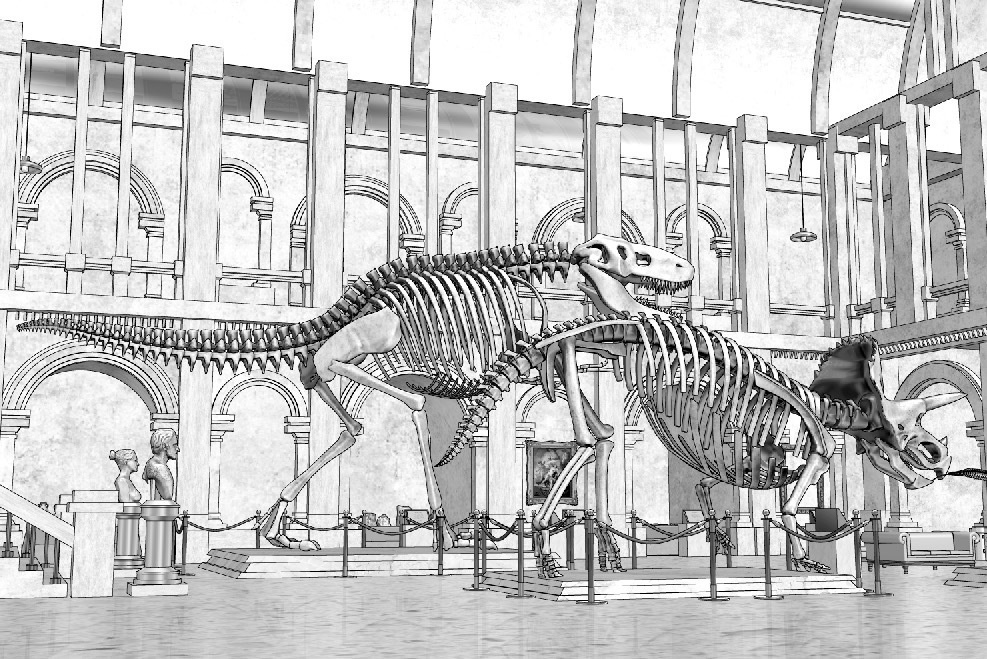 漫画背景　ミュージアム03