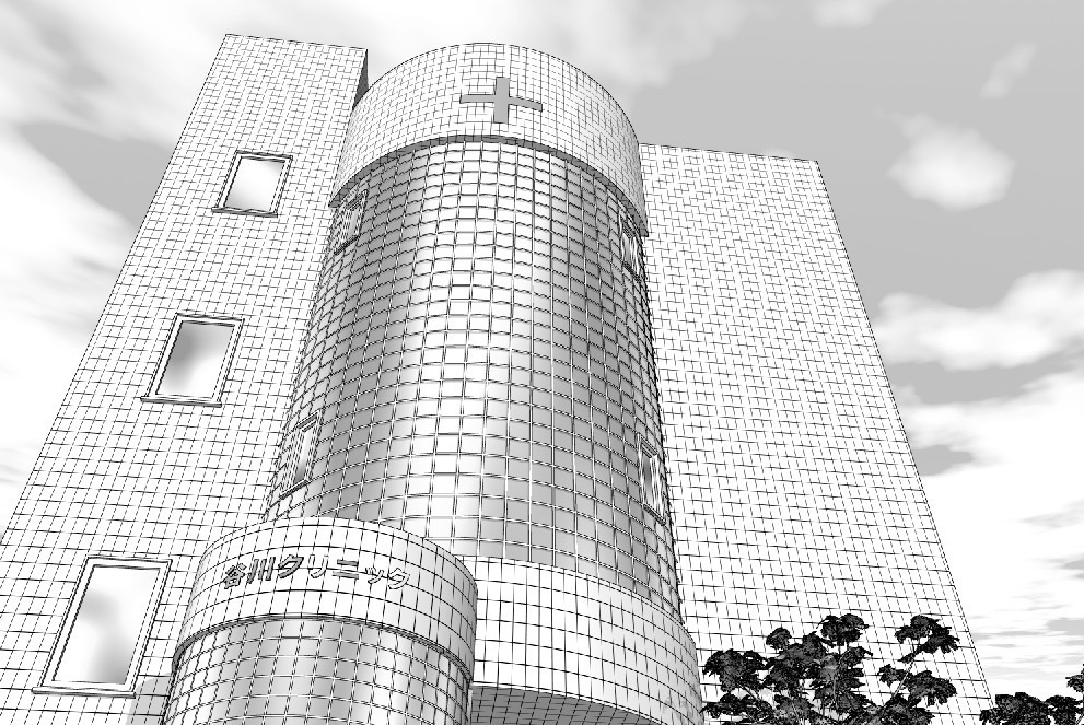 漫画背景　クリニック03