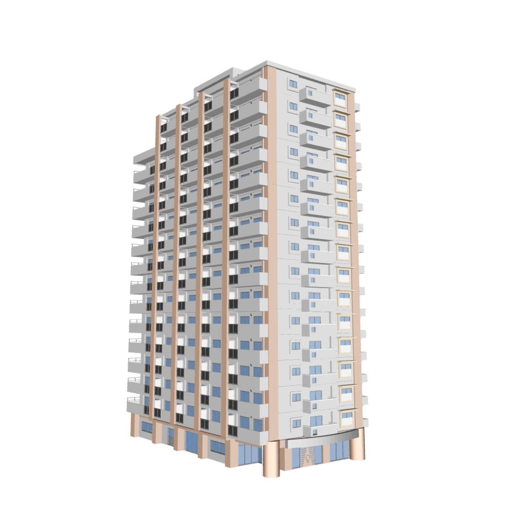 ３Dモデル　シティマンション02