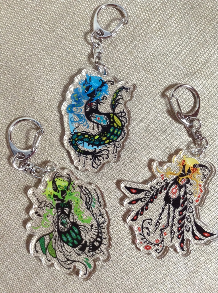 人魚ちゃんアクリルキーホルダー
