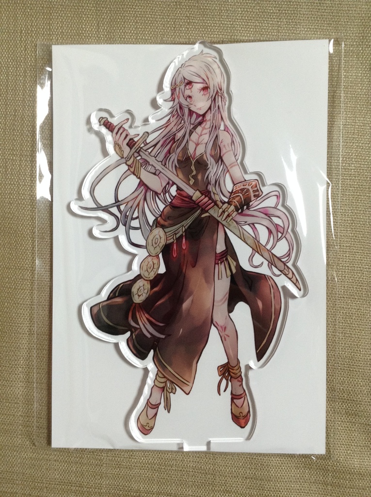 「白蛇のソルガ」アクリルフィギュア