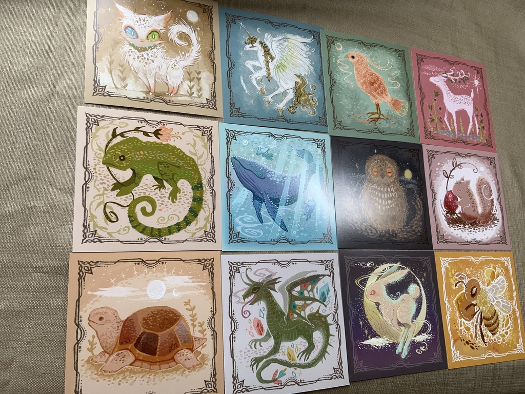 飾れる選び取りカード（12枚セット）