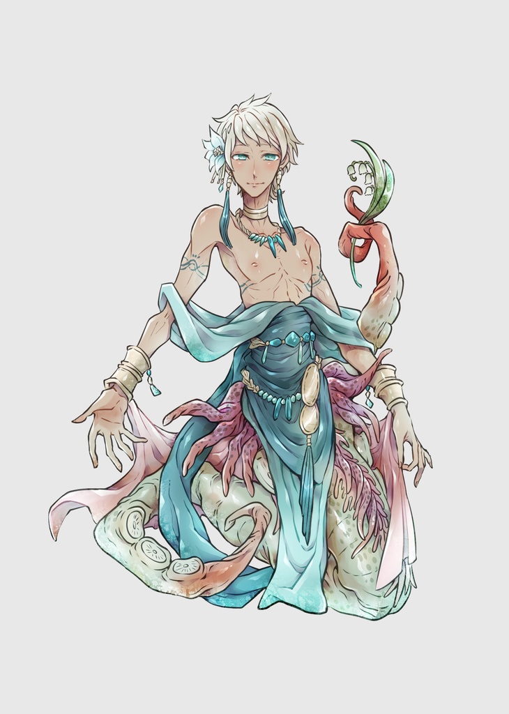 【あんしんパック】Crystals【2019年冬イラスト集 28P・A5フルカラー】