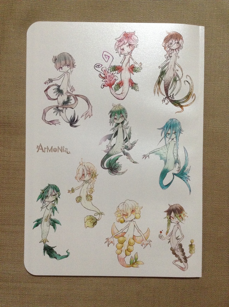 【あんしんパック】ARMONIA~アロマ×マーメイドシリーズ画集~【44P・A5・フルカラー】