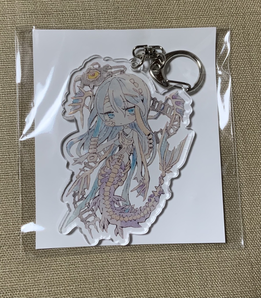 【あんしんパック】アクリルキーホルダー「ミニキャラホネクジラヒメ」