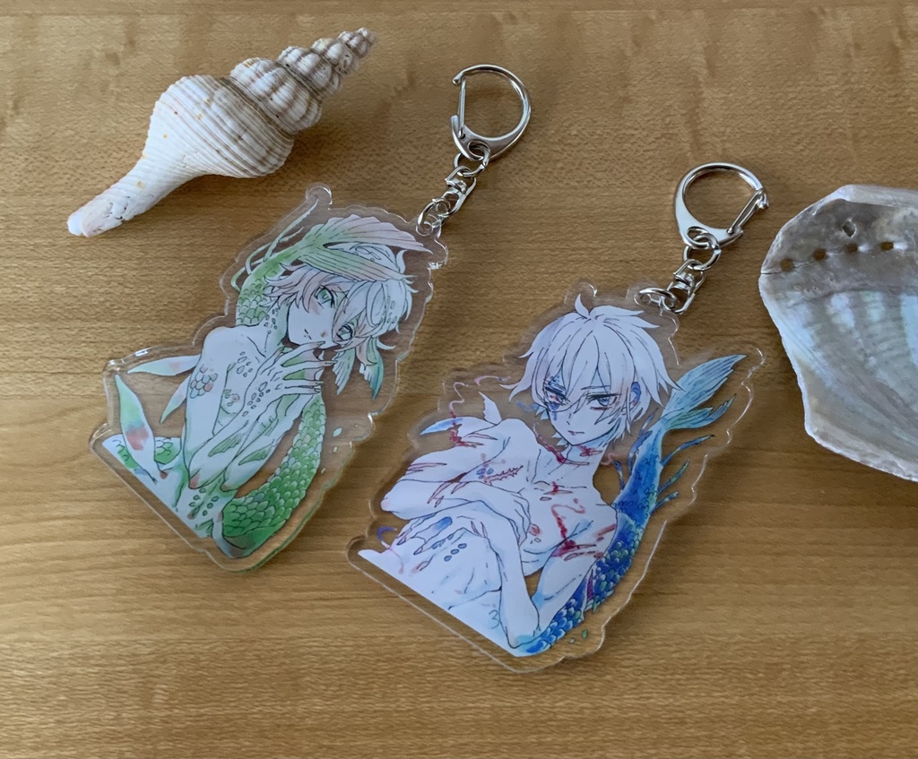 【あんしんパック】アクリルキーホルダー2個セット「ルファオロとカヌアノス」