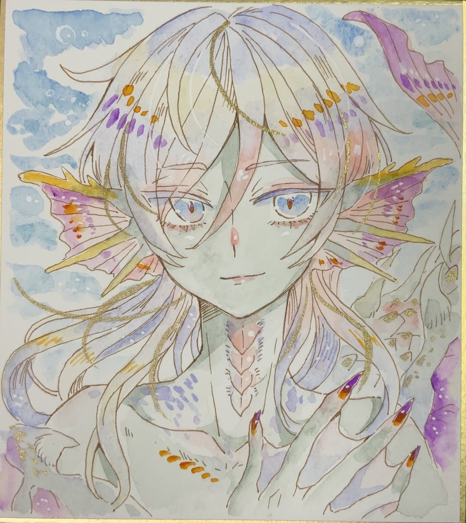 【あんしんパック】色紙「毒珊瑚の舞竜」