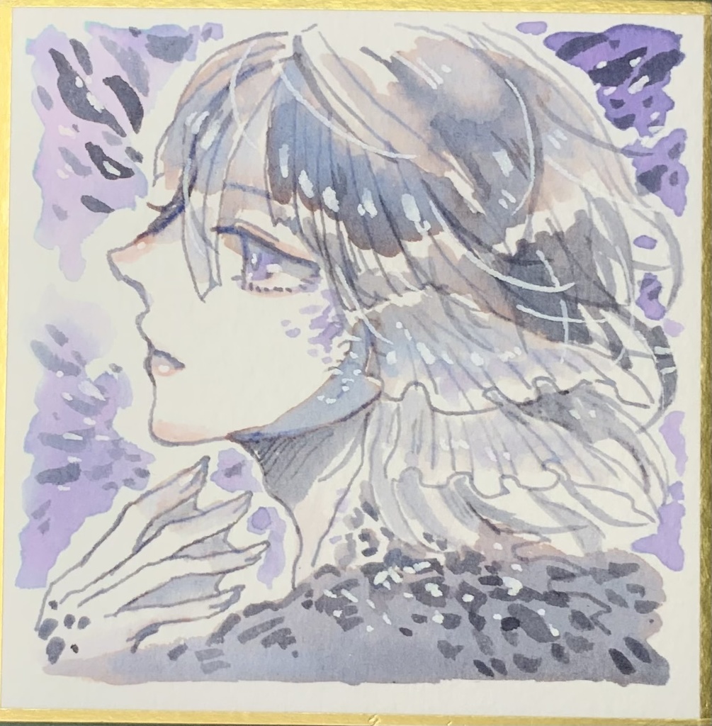 【あんしんパック】豆色紙3点セット(紫)