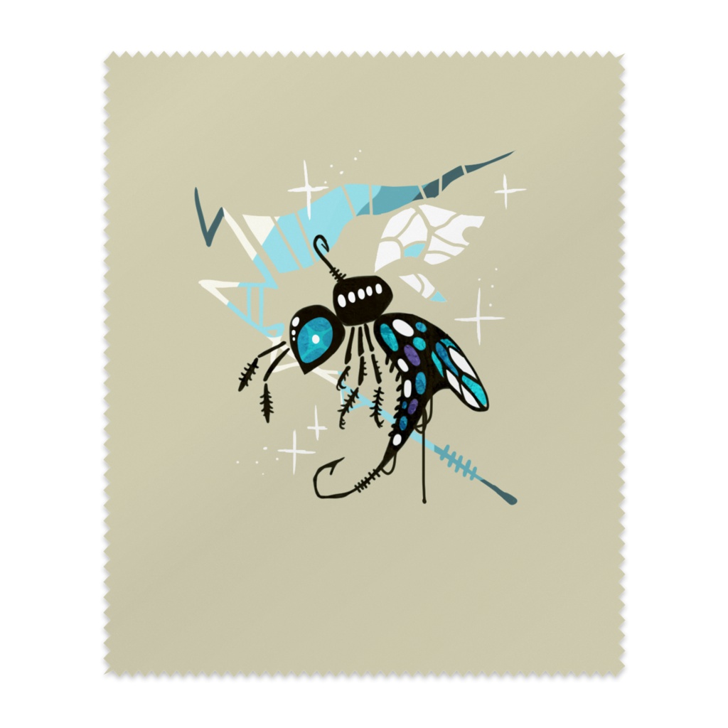めがね拭き(Bee BLUE)
