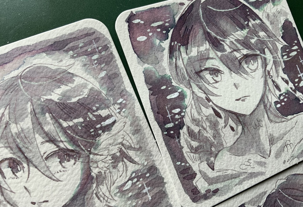 【あんしんパック】てのひらペーパーインクアート原画セット