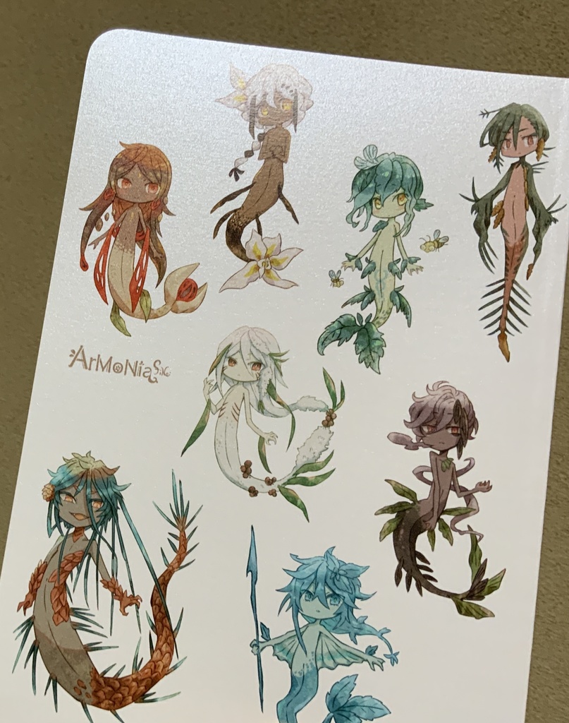 【あんしんパック】アロマ×マーメイドシリーズ画集完結【72P・A5・フルカラー】