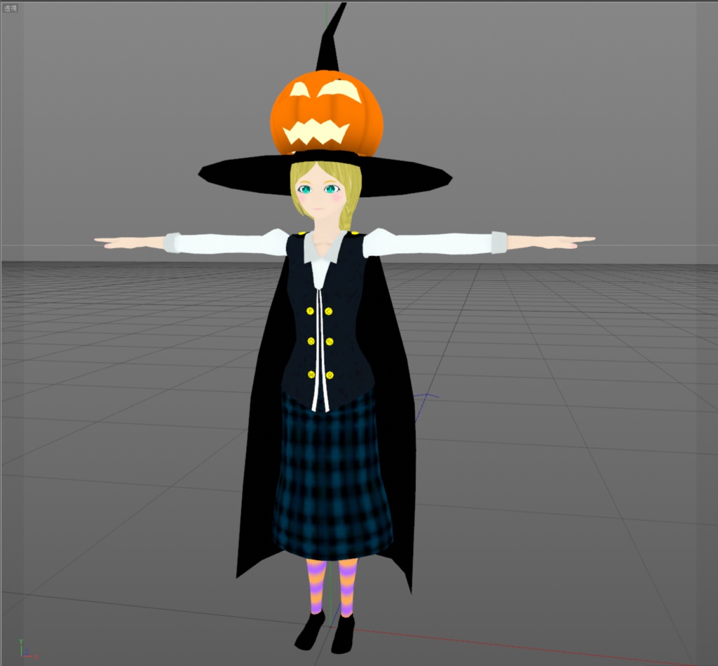 ハロウィンコスプレ北欧少女ソフィアちゃん