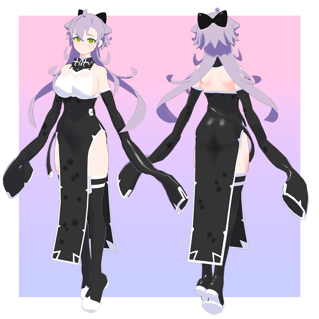 【VRChat向け企画アバター】日之原 竜【PhysBones対応】