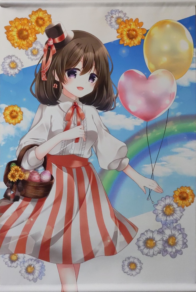 【B2Wスエードタペストリー】兎々森ハコ 絵柄No.000