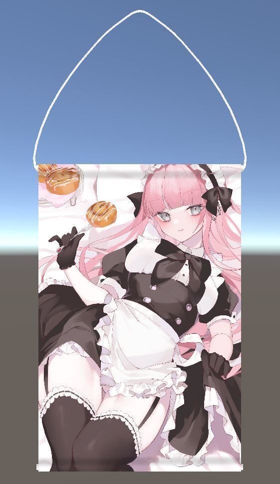 【B1Wスエードタペストリー】ヒナモリ 絵柄No.000【※AI拡大】