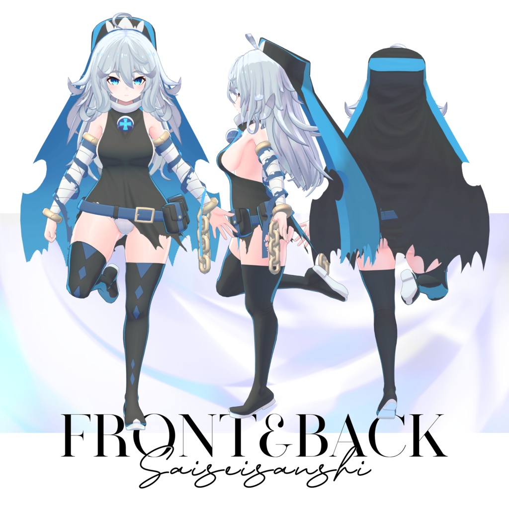 【オリジナル3Dモデル】水鏡祈【VRChatアバター】