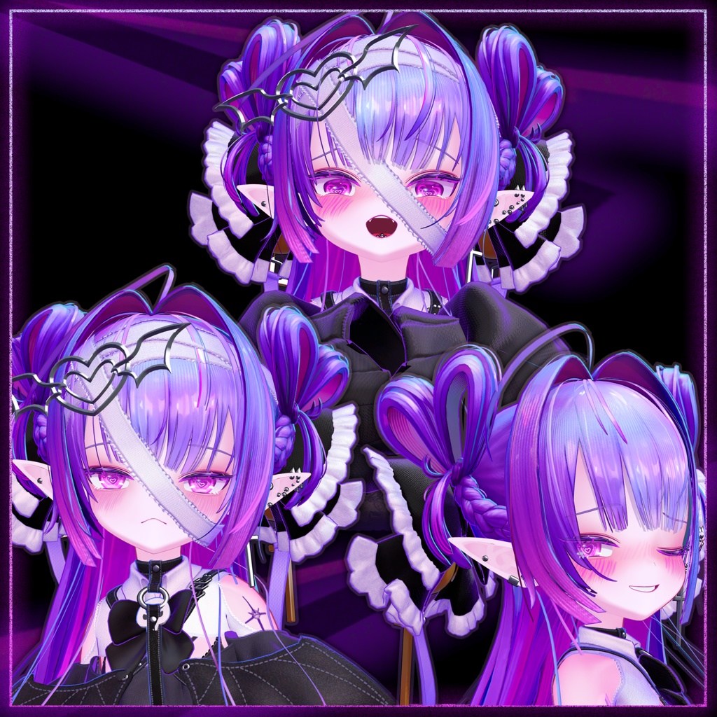 【オリジナル3Dモデル】雷琳_Raelynn【VRChat向けアバター】