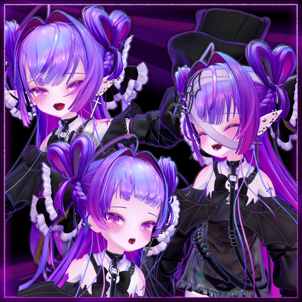 【オリジナル3Dモデル】雷琳_Raelynn【VRChat向けアバター】