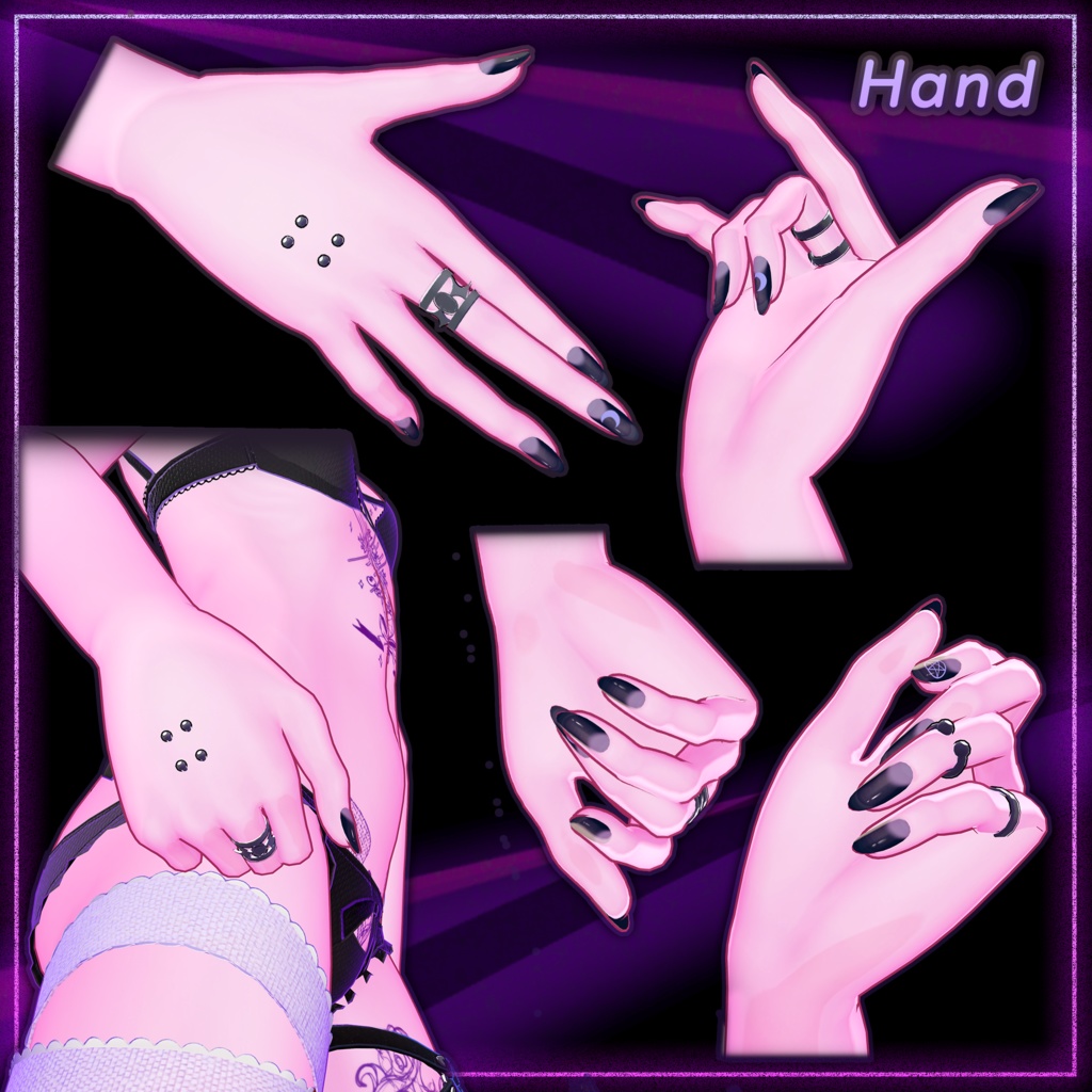 【オリジナル3Dモデル】雷琳_Raelynn【VRChat向けアバター】