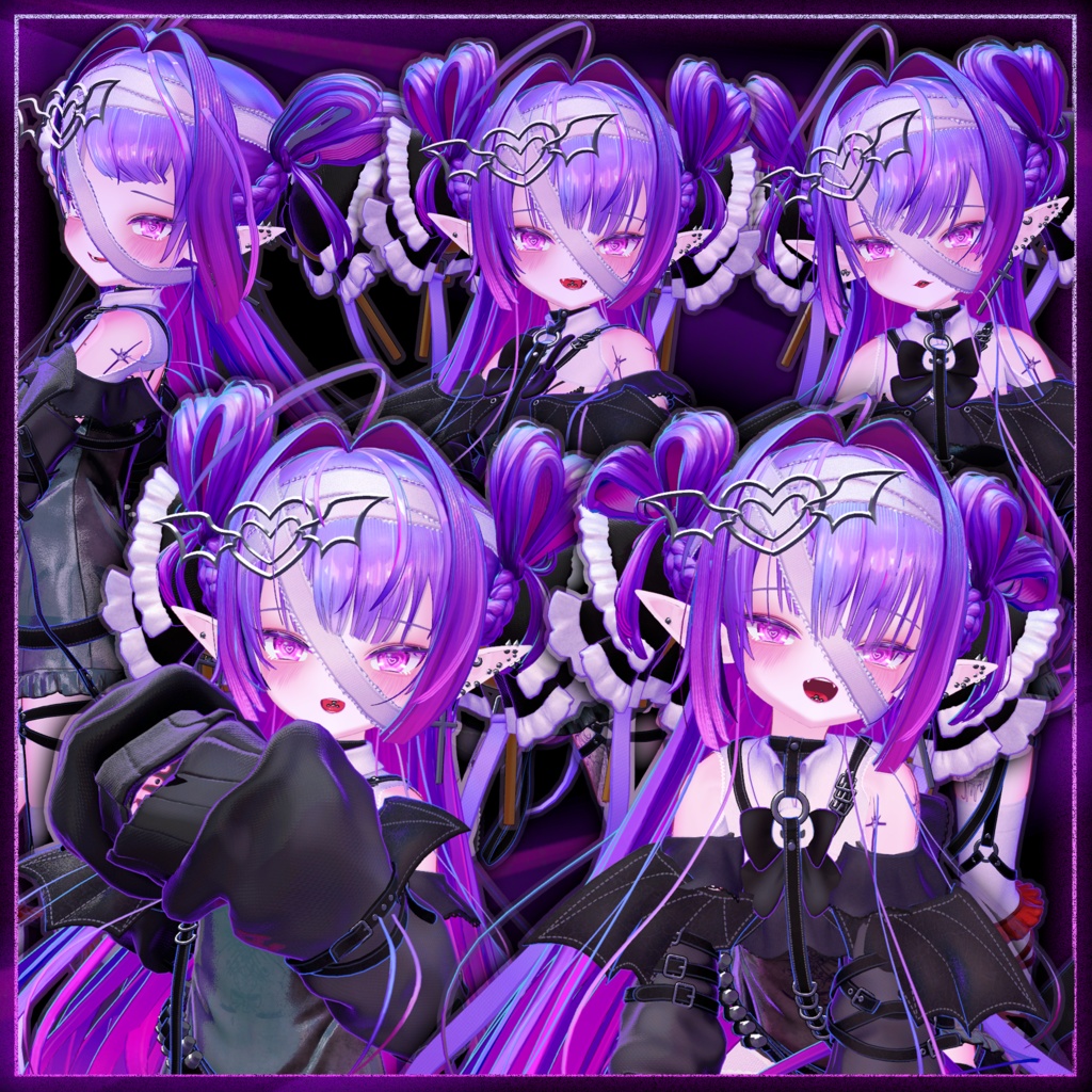 【オリジナル3Dモデル】雷琳_Raelynn【VRChat向けアバター】