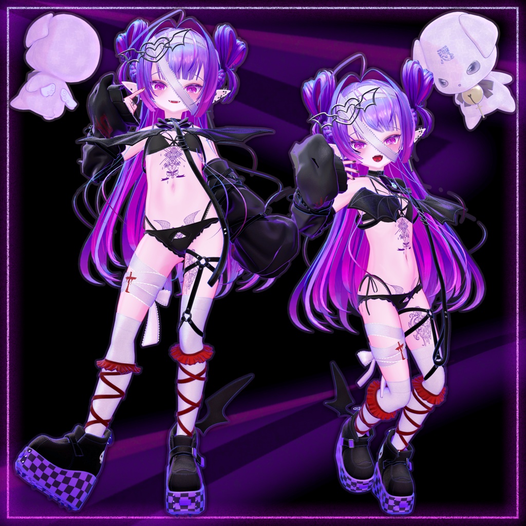 【オリジナル3Dモデル】雷琳_Raelynn【VRChat向けアバター】