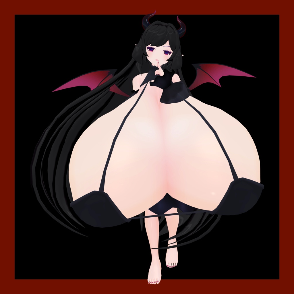 【オリジナル3Dモデル】DM_MELRA【VRChatアバター】