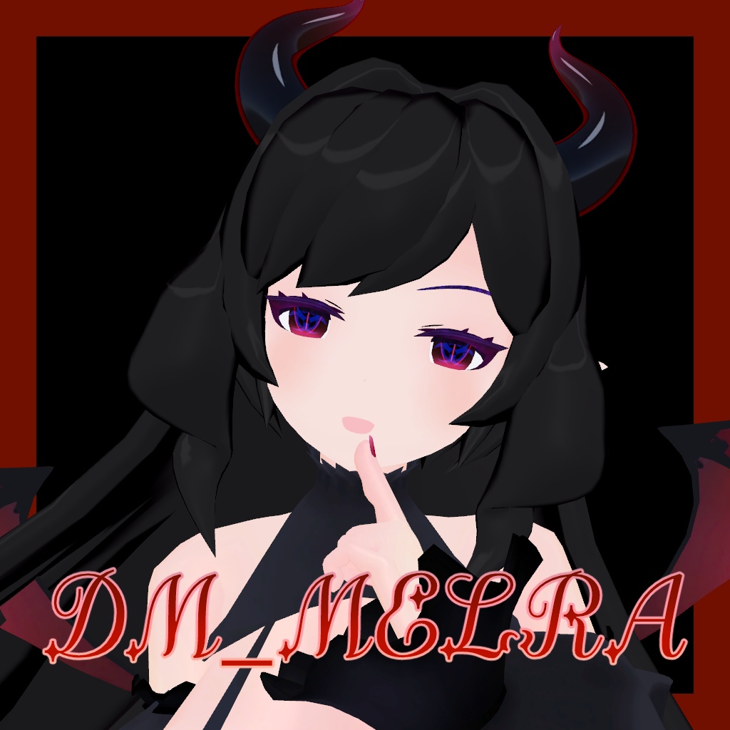 【オリジナル3Dモデル】DM_MELRA【VRChatアバター】
