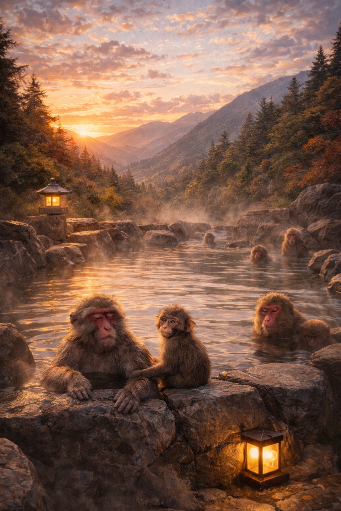 サルのひととき