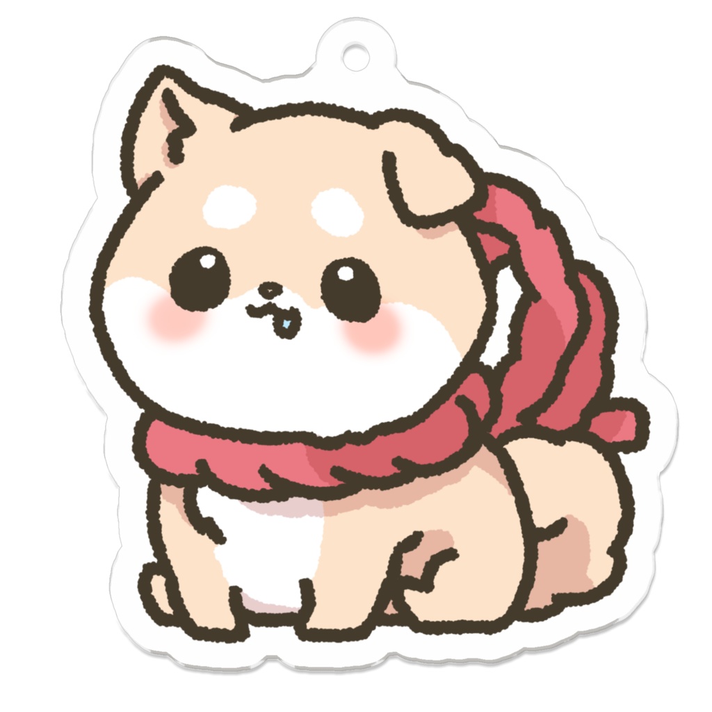 こまいぬくん_アクリルキーホルダー