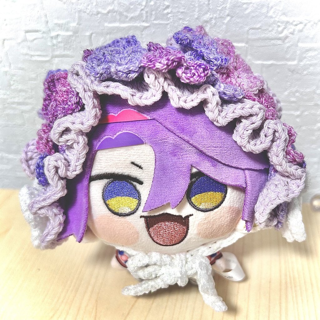にじまるっと にじさんじ ヘッドドレス 紫陽花 編み物 ハンドメイド