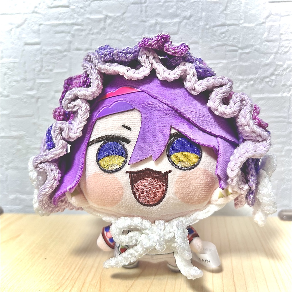 にじまるっと にじさんじ ヘッドドレス 紫陽花 編み物 ハンドメイド