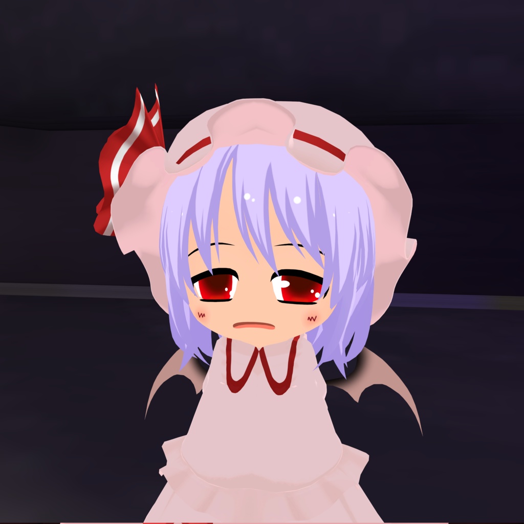 東方Project二次創作 れみりあ3Dモデル 「無償版あり」