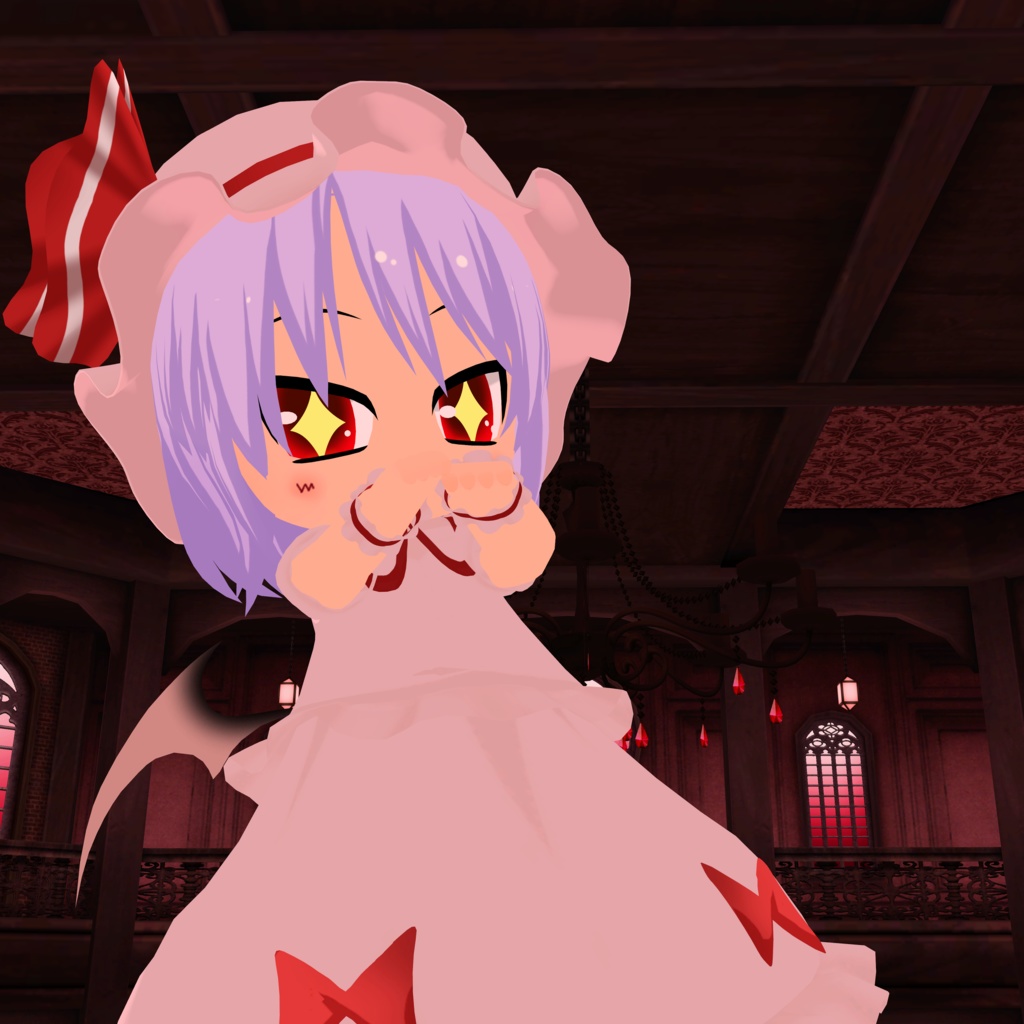 東方Project二次創作 れみりあ3Dモデル 「無償版あり」