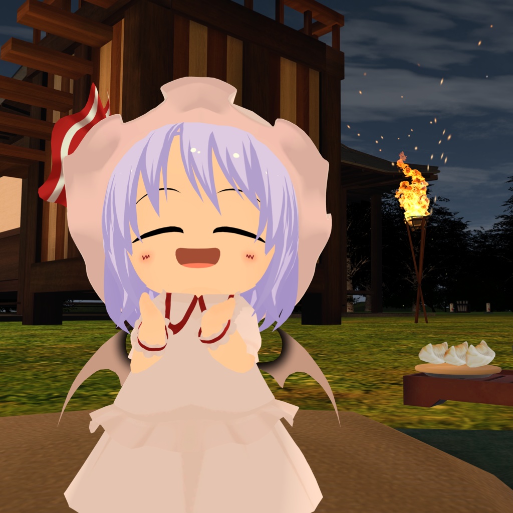 東方Project二次創作 れみりあ3Dモデル 「無償版あり」