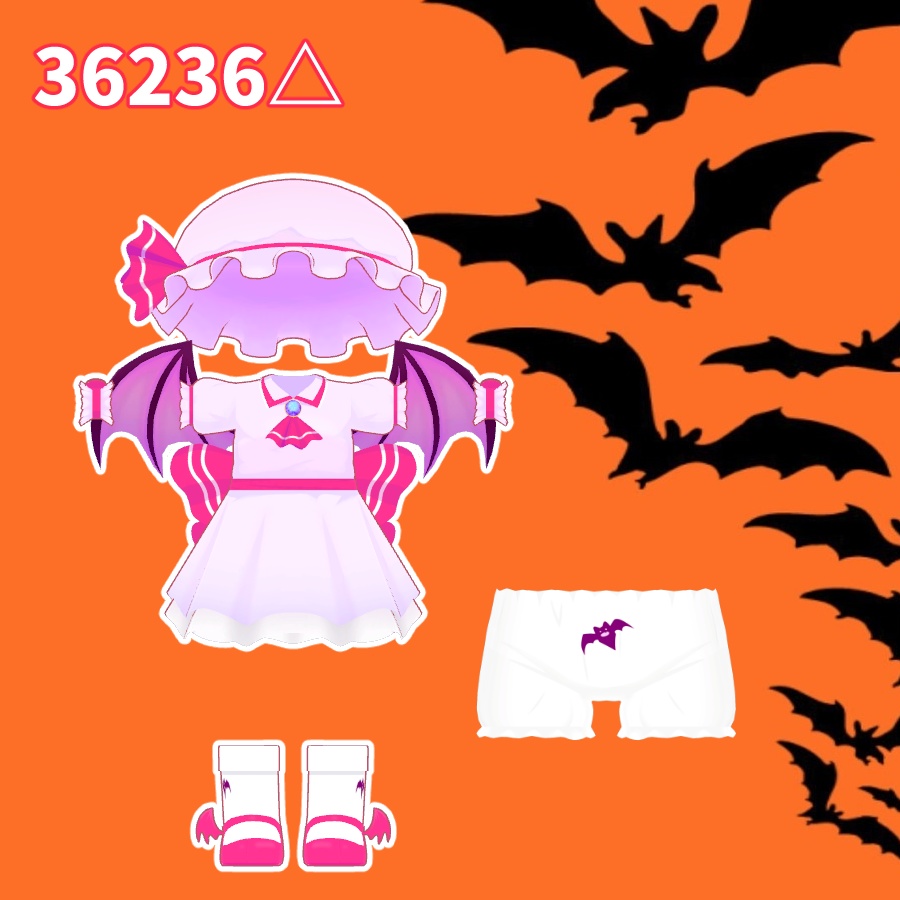 レミリア衣装2024 『まめふれんず、ラスク、きなこ、ミルクre 』