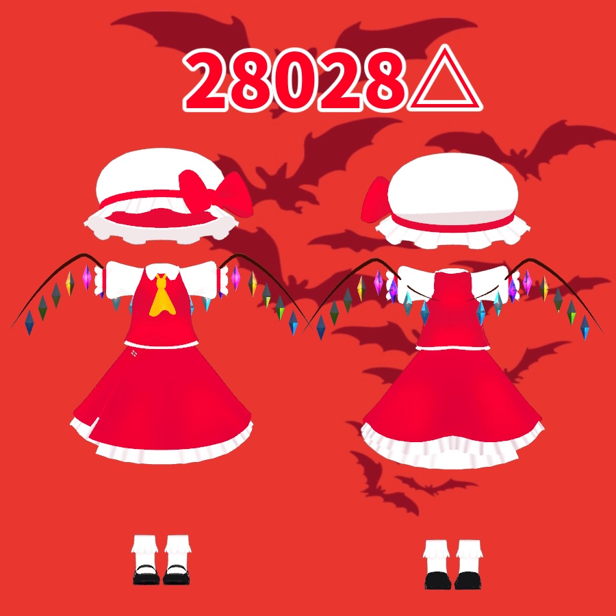 フランドールスカーレット衣装 6アバター対応