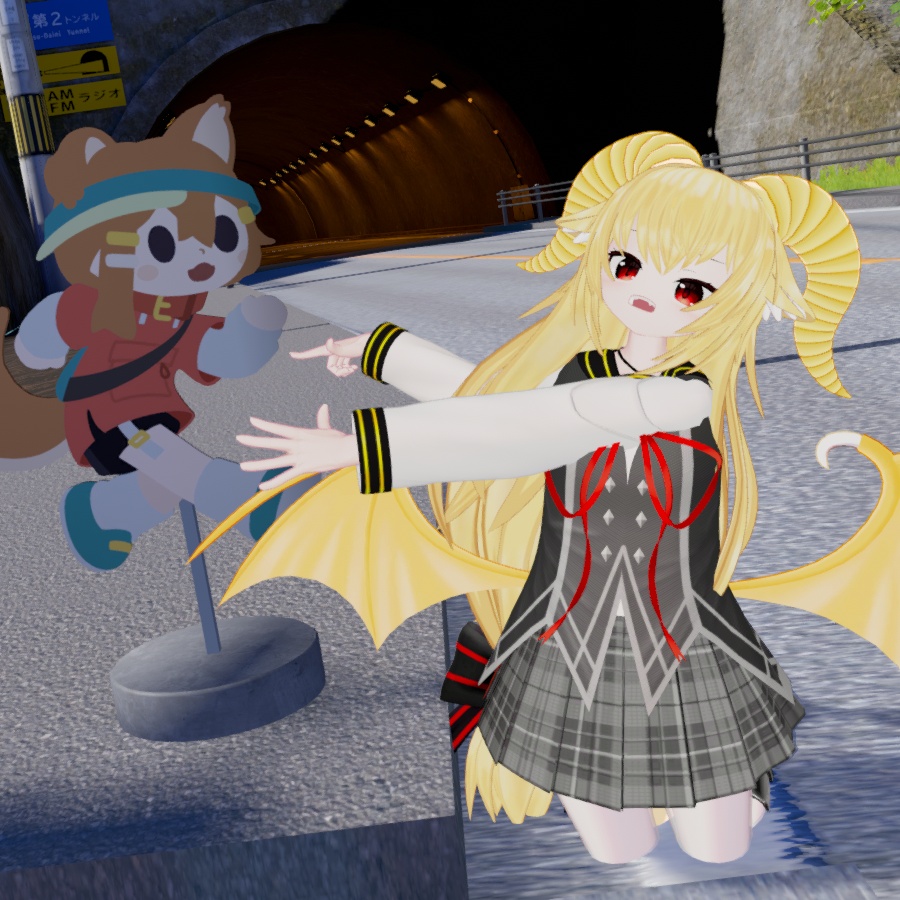 VRChat用オリジナル3Dモデル「令愛」ドラゴンのペットギミック付き 発売記念セール 3000 → 2000 8/7まで