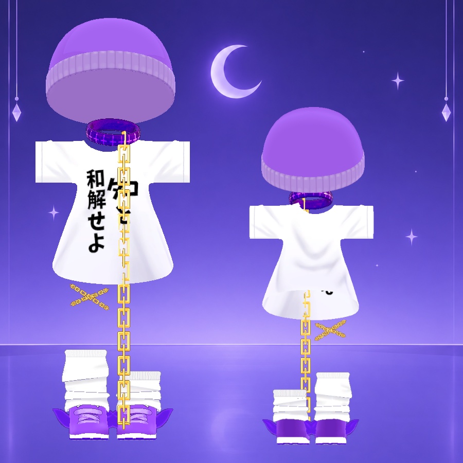 VRChat用オリジナル3Dモデル「邪教ちゃん」まめふれんず対応衣装有 10/26発売予定