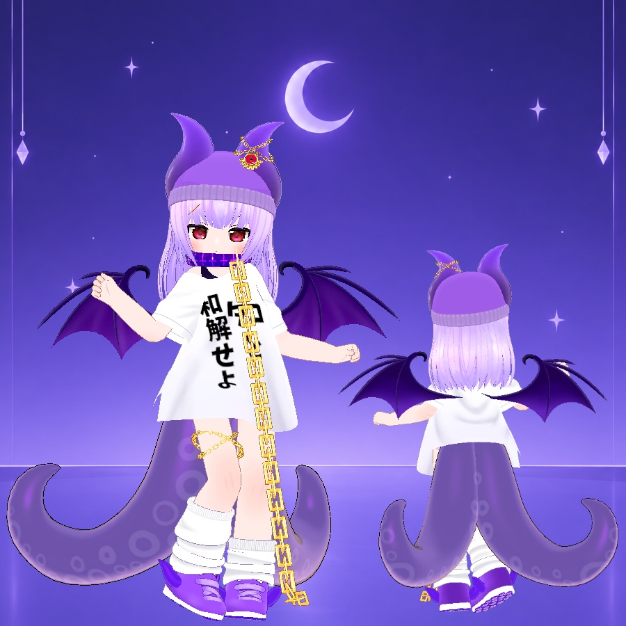 VRChat用オリジナル3Dモデル「邪教ちゃん」まめふれんず対応衣装有 10/26発売予定