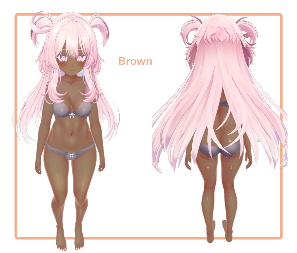 褐色•日焼け肌テクスチャ【セレスティア専用】