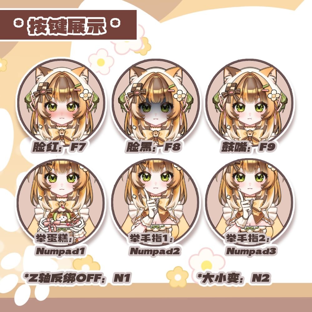 【live2Dmodel+ui】猫の娘