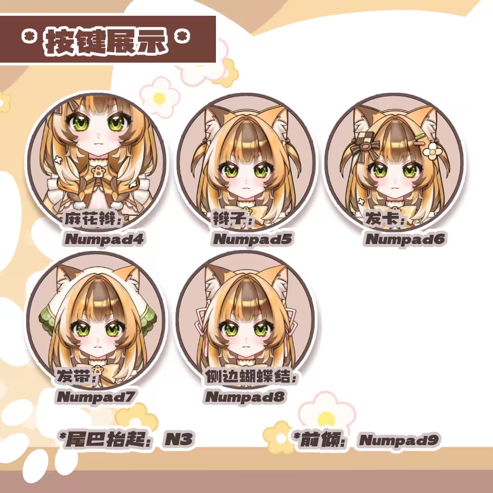 【live2Dmodel+ui】猫の娘