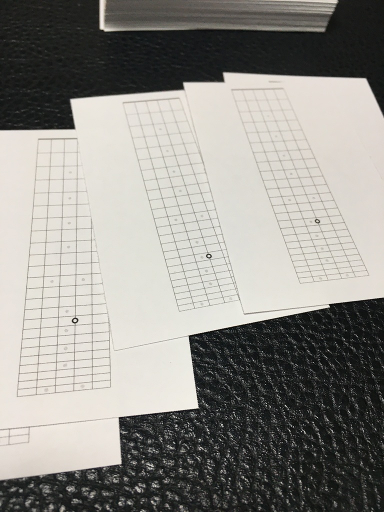 ギター指板　音名暗記カード　全１５０枚セット