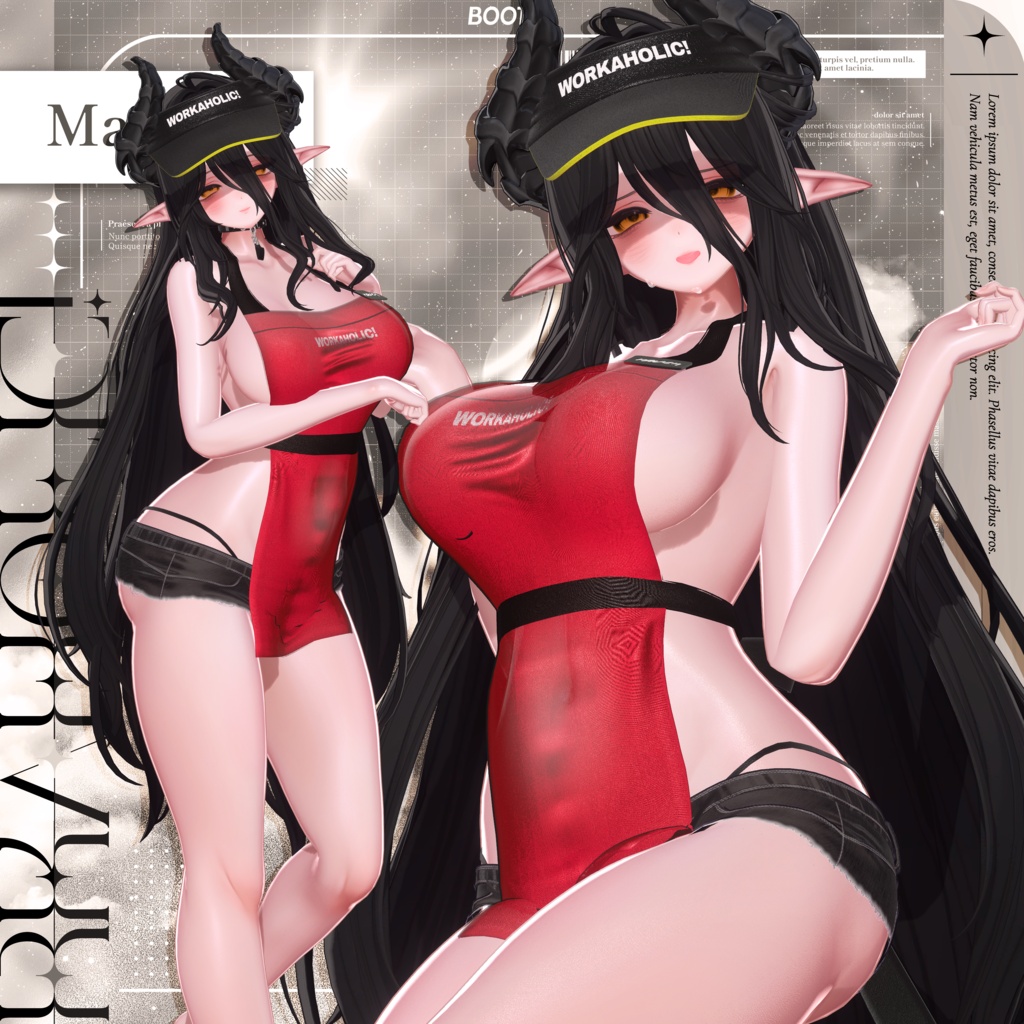【リリースセール中❤️】【5アバター対応】 ☕🍔Workaholic!💞💕