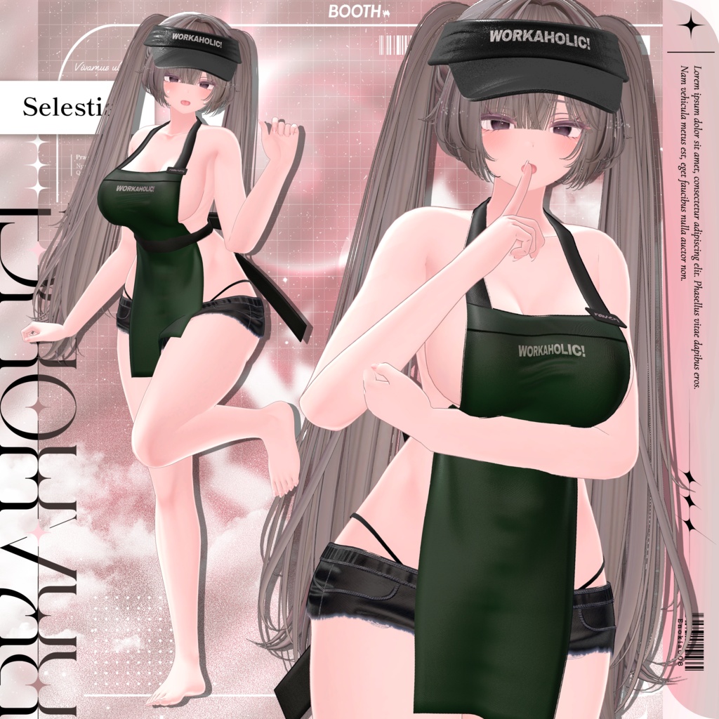 【リリースセール中❤️】【7アバター対応】 ☕🍔Workaholic!💞💕