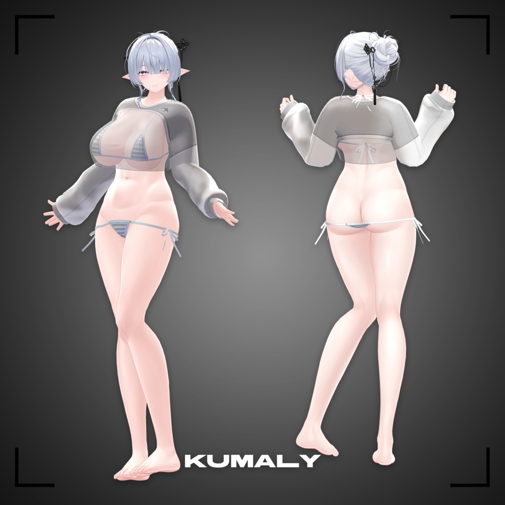 ❤️リリース記念セール中💕【5アバター対応】💞💕Killer_Whale🐋💦