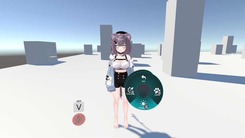 (SDK FIX) Marielまりえる用のFX/表情/服の設定/外観の変化/DPSインストール設定/足コントローラー同梱メニュー   (ver 1.2更新)