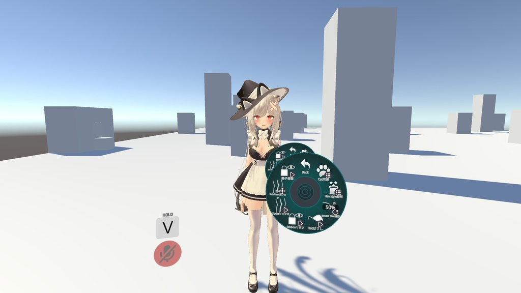 (SDK FIX) Maya舞夜用のFX/表情/服の設定/外観の変化/DPSインストール設定/足コントローラー同梱メニュー (ver 1.3更新)