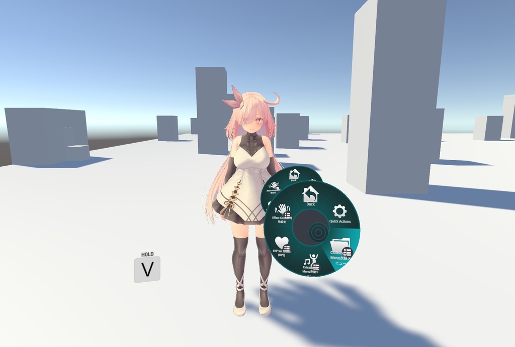 (SDK FIX) セレスティアSELESTIAのFX/表情/服の設定/外観の変化/DPSインストール設定/足コントローラー同梱メニュー (ver 1.4更新)